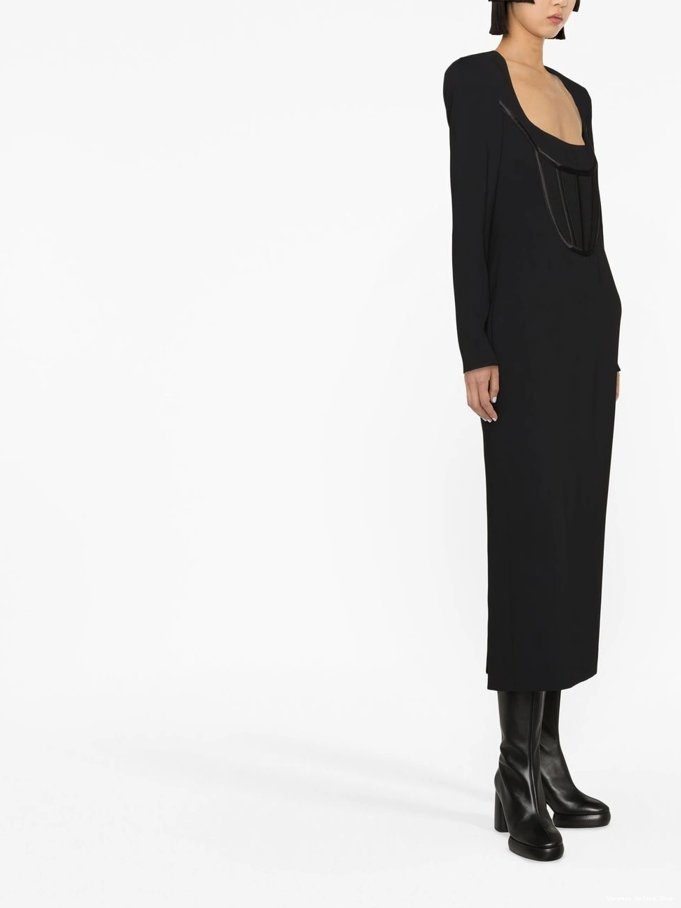 Affordable Women dress midi corset-top Versace 0802